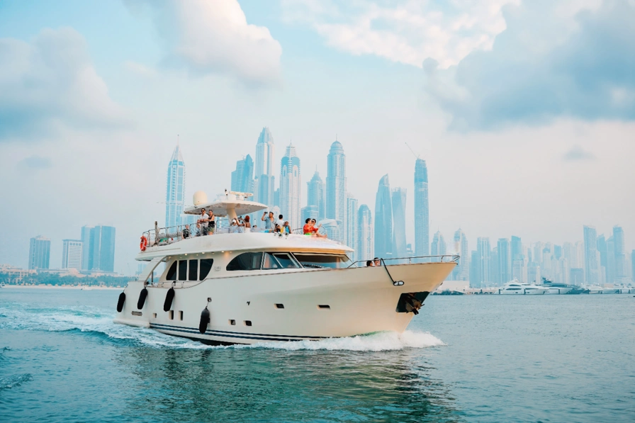 people on a yacht charter