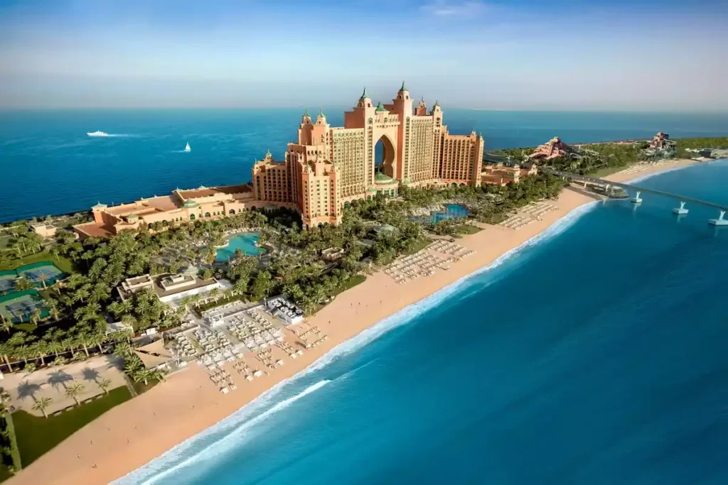 Atlantis seen from the sea