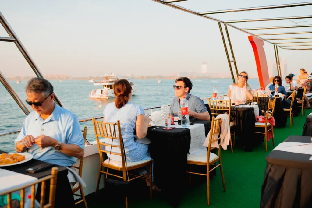 people enjoying a Marina cruise