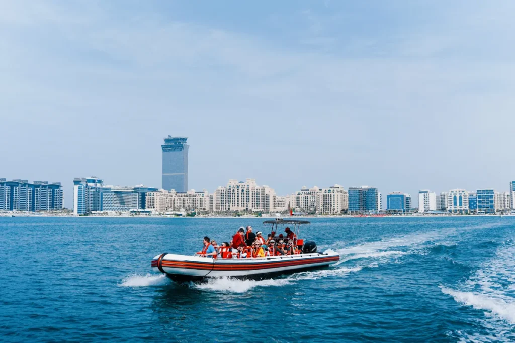 Rib boat ride in Dubai