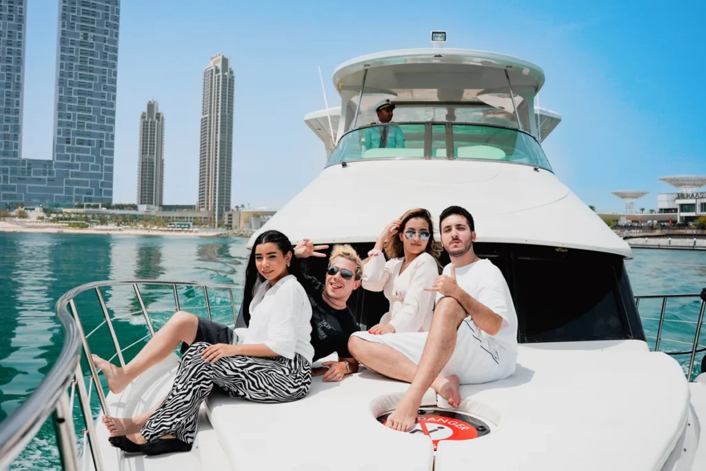 booked yacht in Dubai