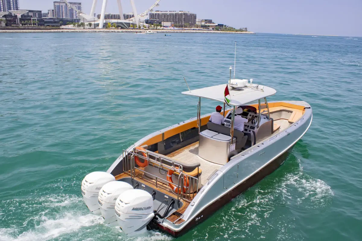 Dubai Yacht Tres exterior and interior 1