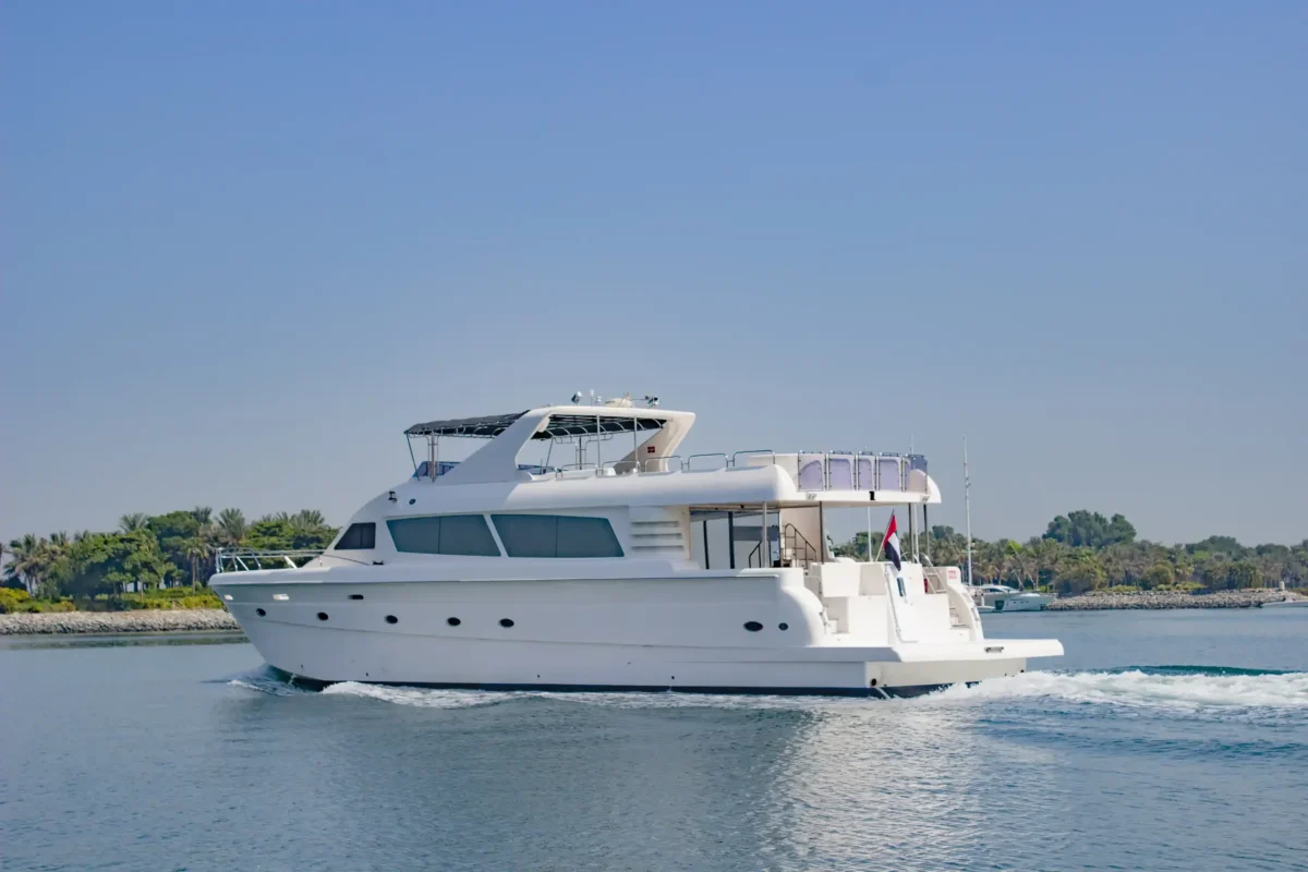 Dubai Yacht Aura far view