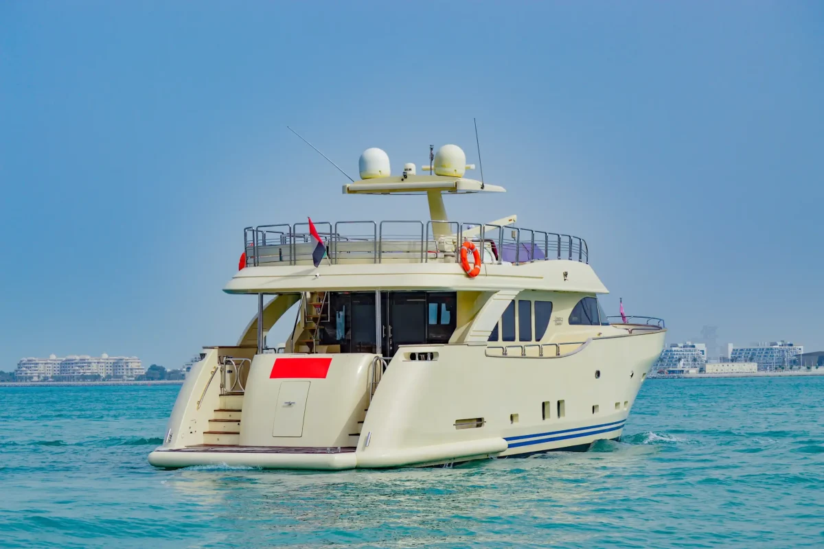 Dubai Yacht Freedom back